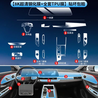 Control Navigation Display Instrument – Car interior film - arrizo-810k-integrated-ultra-clear-film