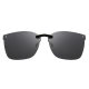 New fashion polarized clip large frame with rice nail clip sunglasses men and women myopia glasses clip sunglasses wholesale