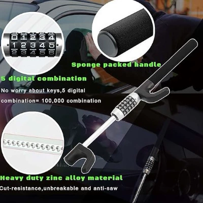 Anti-Theft Combination Lock, Car lock
