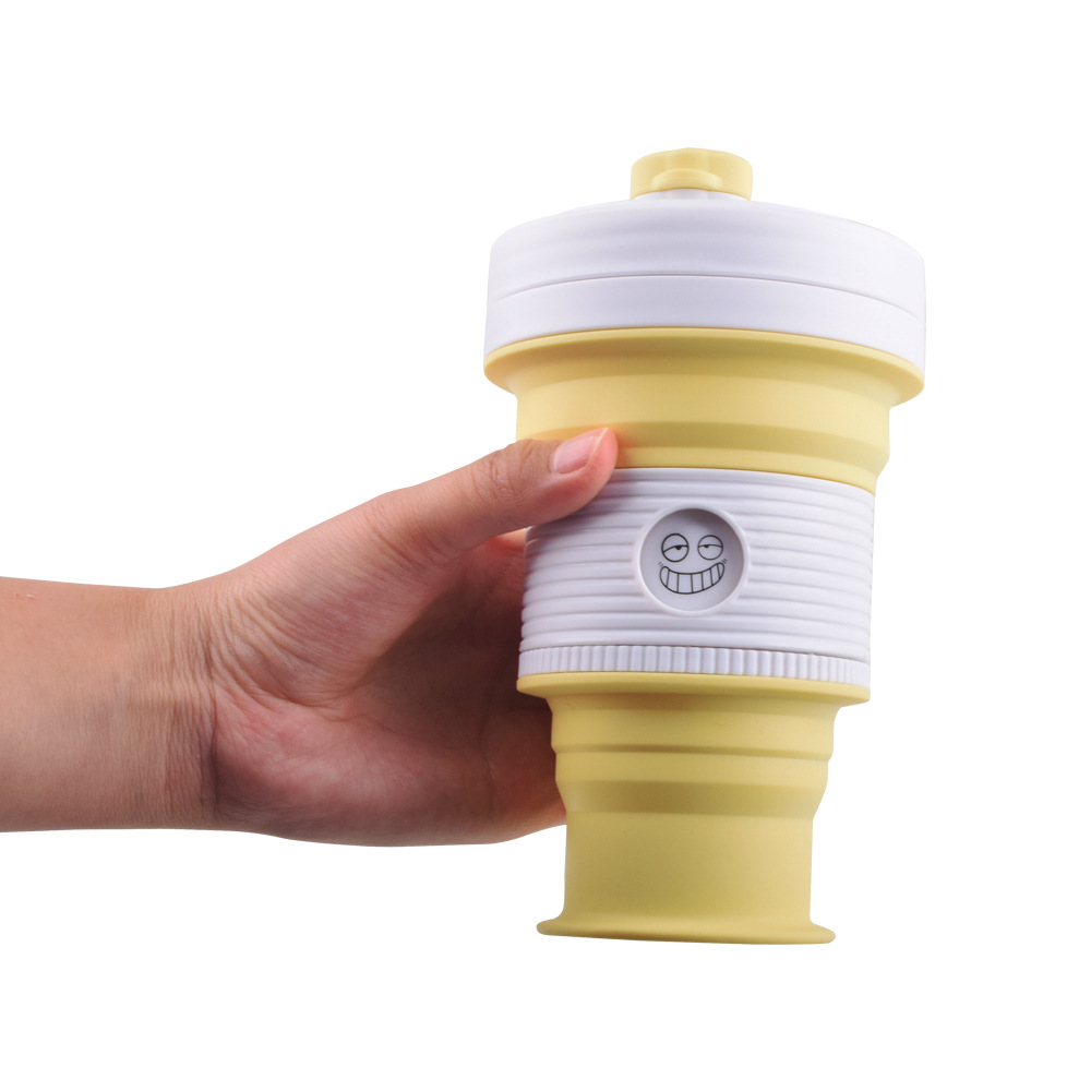 18 ounces of march cup Silicone drinking anti -leakage can be reused…