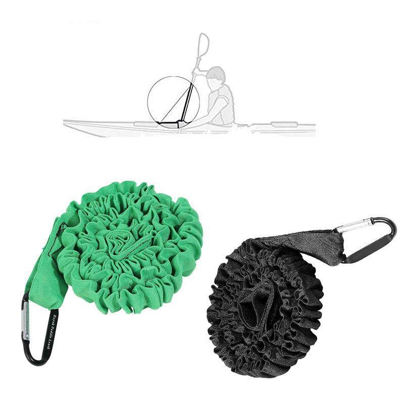 Elastic rope paddle anti-lost rope TPE high elastic safety rope inflatable kayak canoe surfboard accessories
