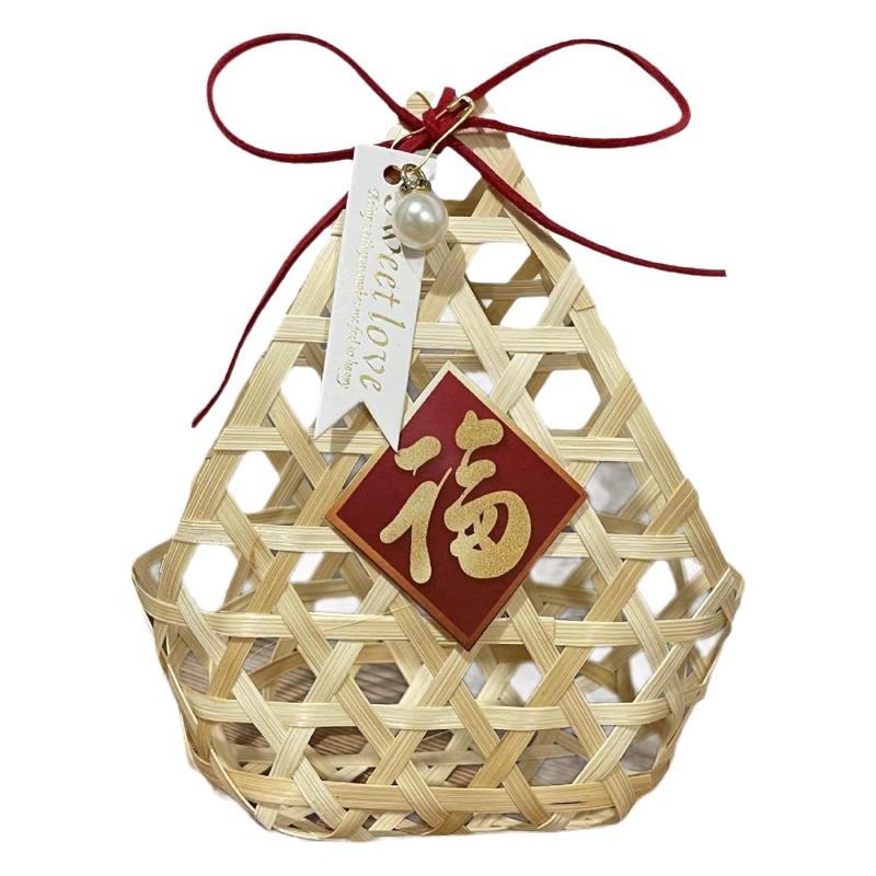 Cesta de Regalo de Mano en Bambú Hecha a Mano para Fiestas image 6