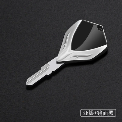 Bmw G310/G310R/G310Gs, Motorcycle Key - asian-silver-mirror-black-bm-028