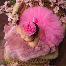 影楼婴幼儿童满月百天宝宝拍照摄影服装粉色蓬蓬裙公主裙写真主题