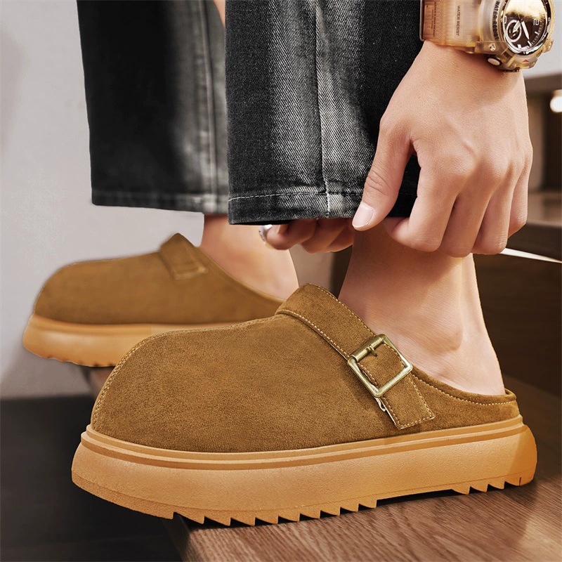 Мужские сабо Birkenstock весна 2025, новые, для улицы, на толстой подошве, закрытые, полусапожки Birkenstock