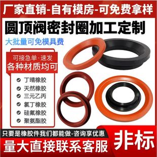 Dome valve seal ring non-standard industrial valve rubber ring rubber seal dome valve O-gasket oil-resistant seal