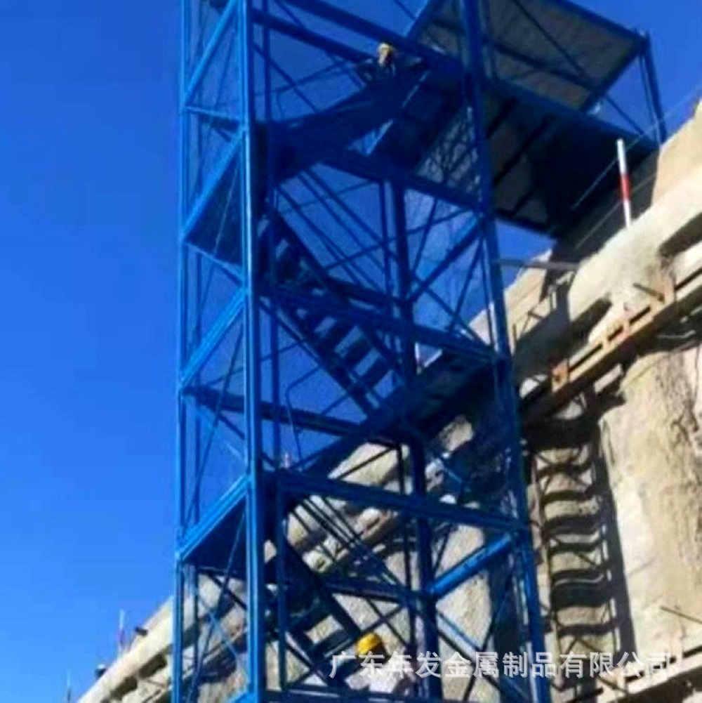 桥梁建筑梯笼组装式梯笼 梯笼施工安全梯笼建筑工地桥梁基坑爬梯
