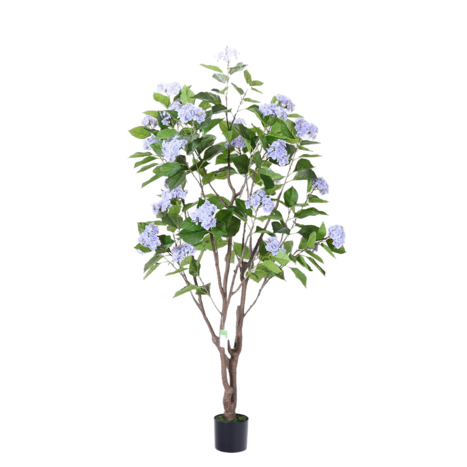 Transfronterizos personalizados de imitación de hortenida verde árbol de lujo ligero decoración de suelo decoración de jardín al aire libre árbol falso paisajismo