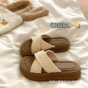���ƶȼ�~��4cm��������⴩��ЬŮins�ļ�����͸��ɳ������Ь��
