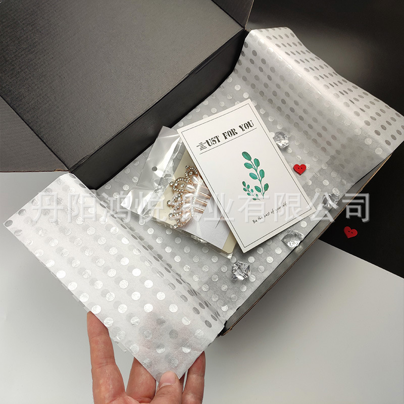 은색 - 작은 점 17g 50x70cm 각 색상: 500장/팩 혼합 배치 없음 포장 풀기 없음 팩당 100위안*500x700mm