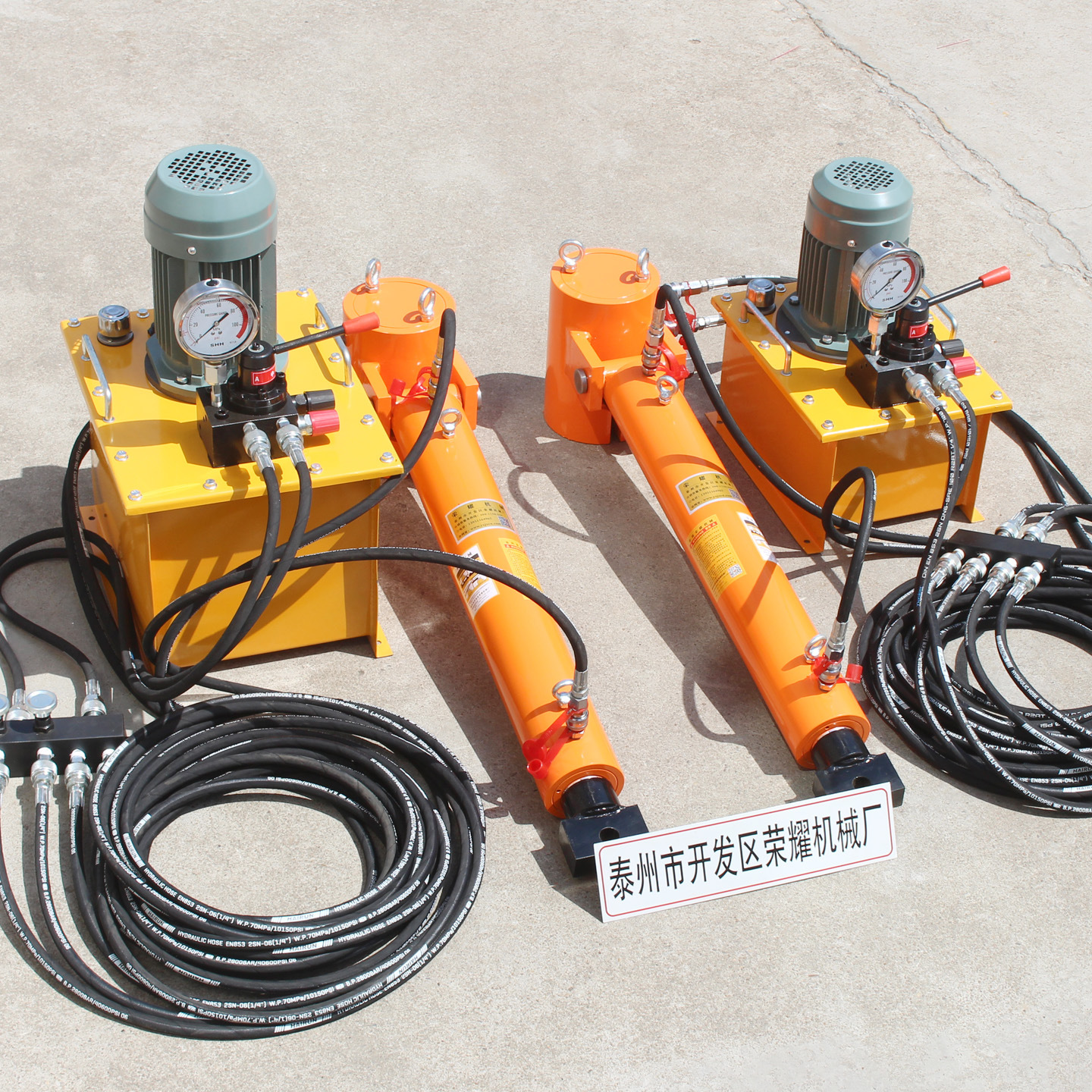 500T在轨重物推移机 钢轨道变压器推移千斤顶,液压同步盾构推进器