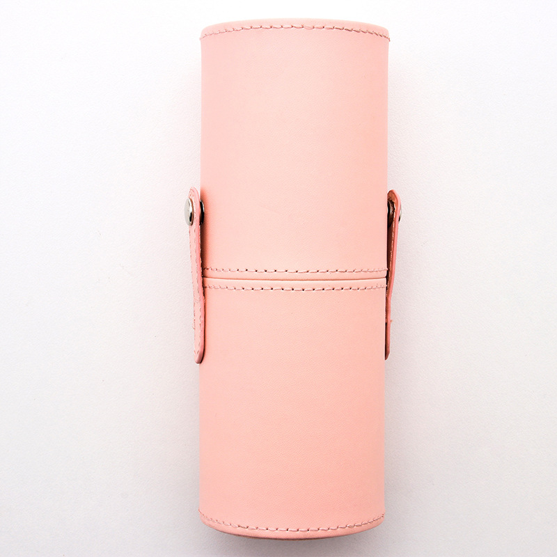 Bolsa de Almacenamiento para Brochas de Maquillaje Fenglida, Tubo para Brochas de Maquillaje, Bolsa Cilíndrica de PU para Cosméticos, Herramientas de Belleza al por Mayor