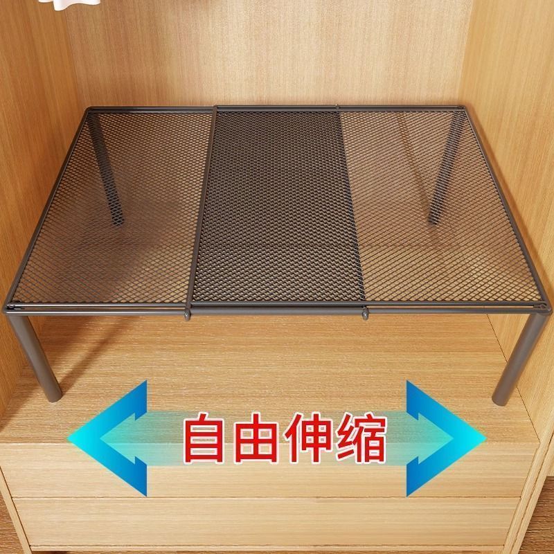 伸縮式ワードローブ収納層状収納ラック衣類キャビネットスペース利用キャビネット引き出しパーティション靴ラック|undefined