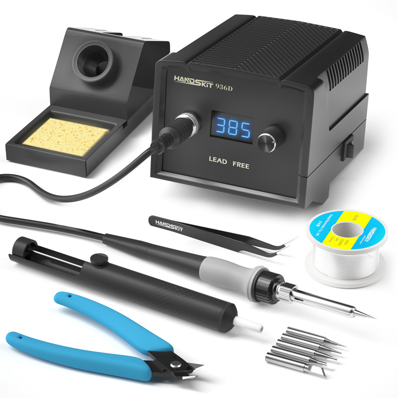 汉崎936D电烙铁可调恒温大功率防静电手机维修焊接电烙铁焊台批发