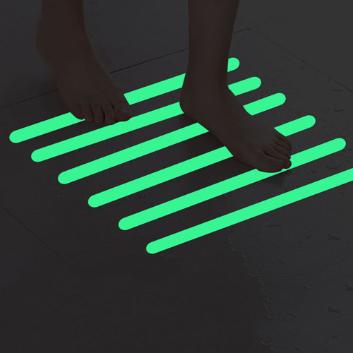 PEVA transparent anti-slip adhesive bathroom bathtub stair floor waterproof and wear-resistant transparent luminous anti-slip strips anti-slip strips