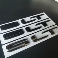 Подходит для GMC Yukon SLT задняя наклейка нового SLT логотип черного заднего багажного логотипа модифицированного логотипа автомобиля