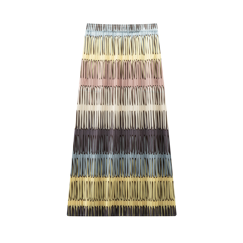 Summer pleated skirt