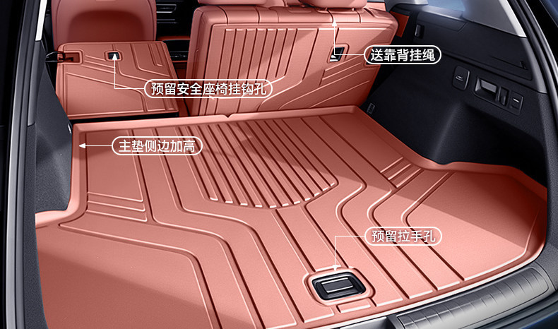 Suitable for Nio Ledao L80 Trunk Mat Tpe26 Model Car Interior Modification Accessories Foot Mat and Trunk-Specific Products