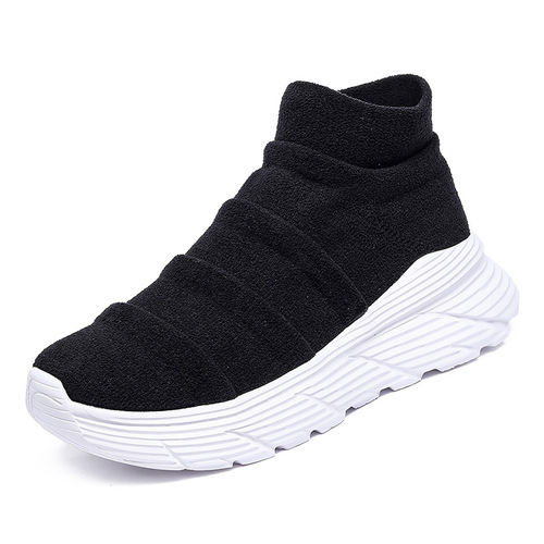 New Knit Socks Shoes Slip-On Mesh Shoes for Couples, Large Size Lightweight Men's Casual Shoes Men's Sports Shoes