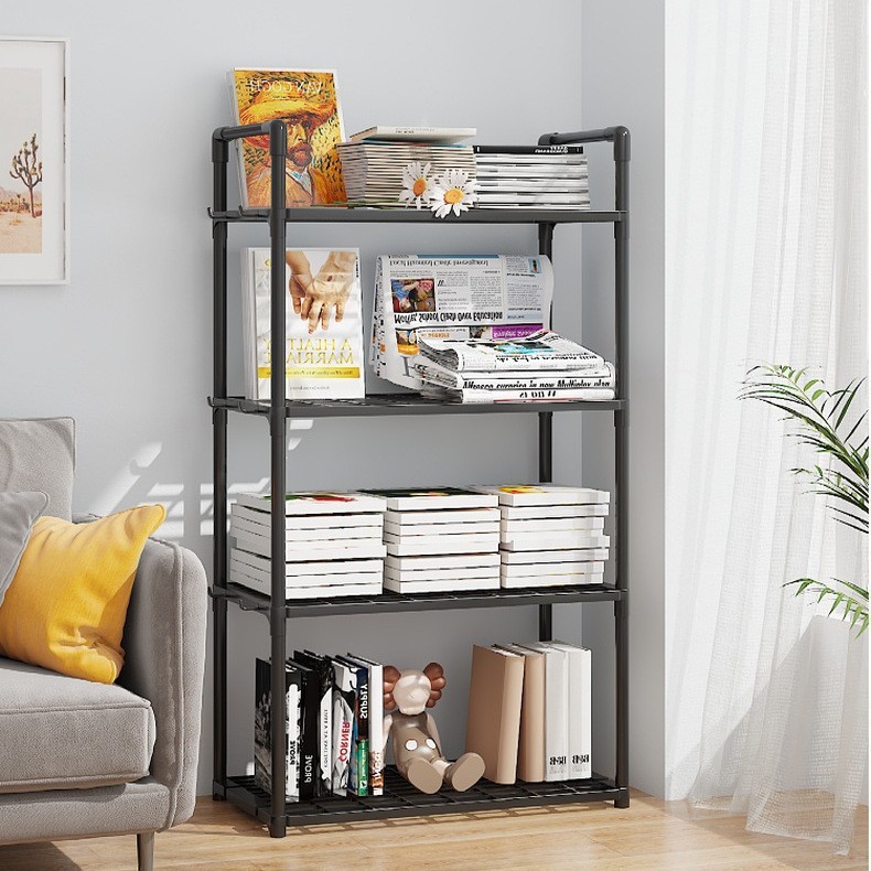 Estante funcional multicapa, baño, cocina, cocina, horno microondas, libro, estante de almacenamiento, piso firme