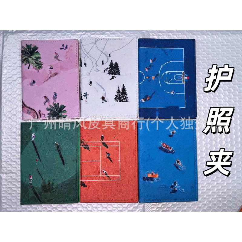 Other Sport Travel Graphic Passport Holder Multicolor