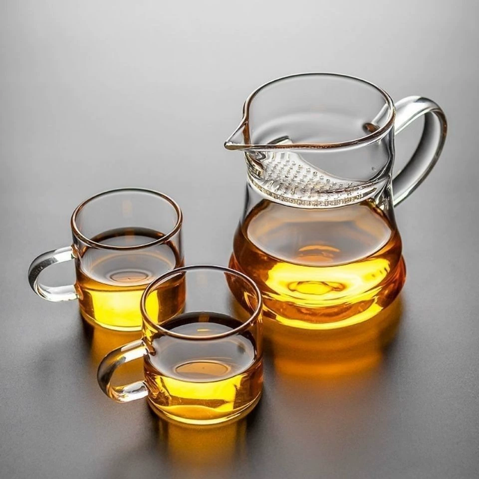 Плотное термальное стекло Keep Cup Тепловой чайный набор с интегрированным полукруглым фильтром для разделения чая и воды