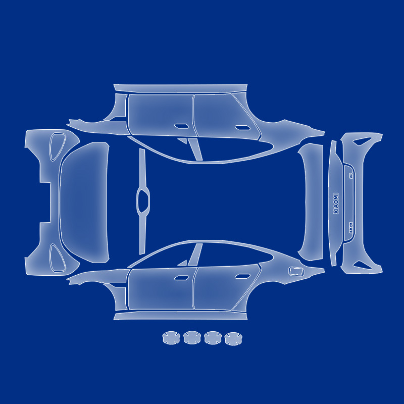 Cross-border e-commerce a generation of millet SU7 max special TPU invisible car clothing full car paint protective film