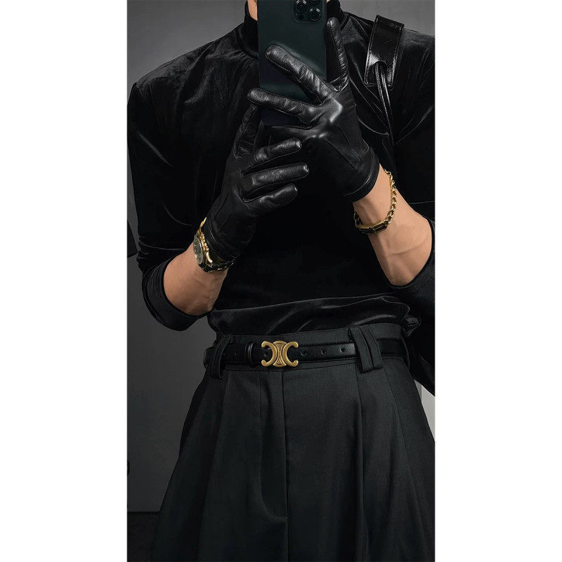 Long-Sleeve Velvet Turtleneck Shirt with a High-End Feel, Unisex, High-Quality, Simple Design Long-Sleeve Velvet Turtleneck Shirt with a High-End Feel, Unisex, High-Quality, Simple Design