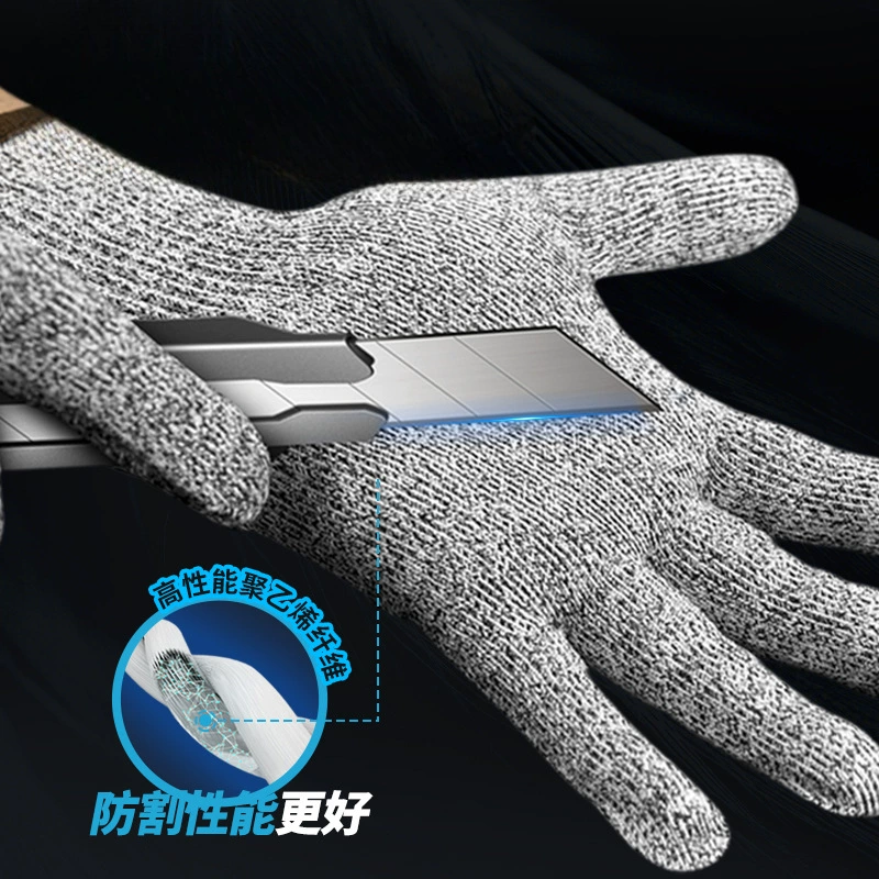 Противорежущие перчатки 9 уровня Противорежущие и иглоукалывания Износостойкие и противоскользящие защитные дышащие