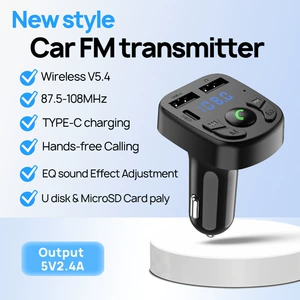 Yeni avtomobil Bluetooth MP3 sərbəst zəng musiqi pleyeri FM ötürücü