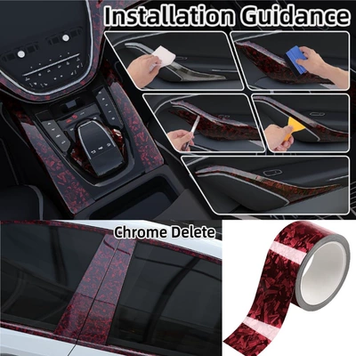 Strip Pet Forged Carbon Fiber: Auto Color Change Film