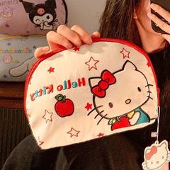 かわいいサンリオハローキティポータブル化粧品バッグ大容量旅行漫画収納ニッチ