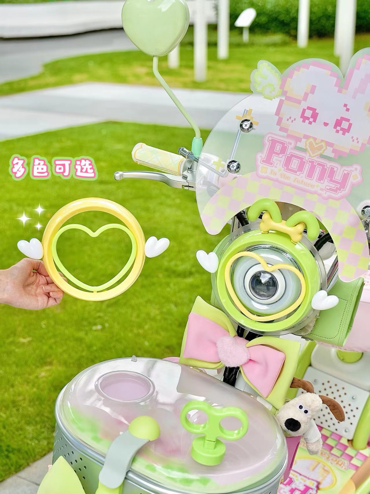 Suitable for Aima Metaverse Pony electric vehicle decoration: wind shield, hanging bag, phone holder, foot mat, seat cushion cover, and tail box