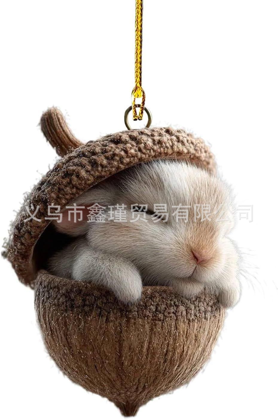 Explosiones transfronterizas mapache erizo decoraciones de árbol de Navidad búho decoraciones de Navidad colgantes planos acrílicos image 10