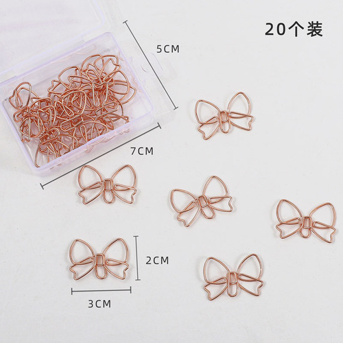 Paper clip hand-shaped flower clip love floral fixed pin flower packaging materials bouquet card holder mini pin