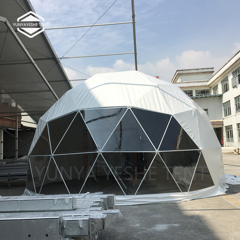 6米直径酒店帐篷 景区民宿 舒适空间带加长通道 防水抗风防紫外线