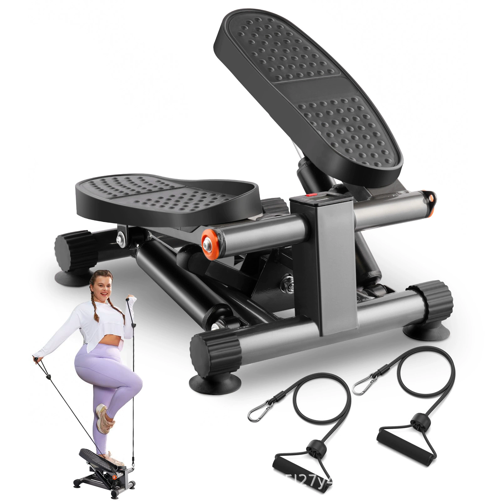 Hydraulic small stepper for gym, floor lighting, (Cross-border trading), new collection