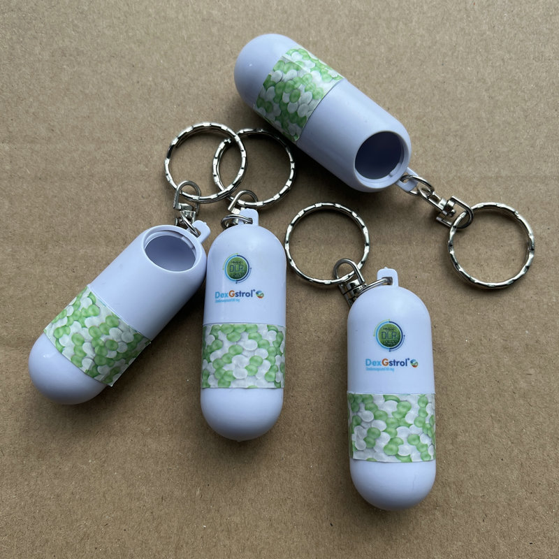 热销欧洲 可印刷logo药丸形状药盒 胶囊形状药盒 药丸型药盒