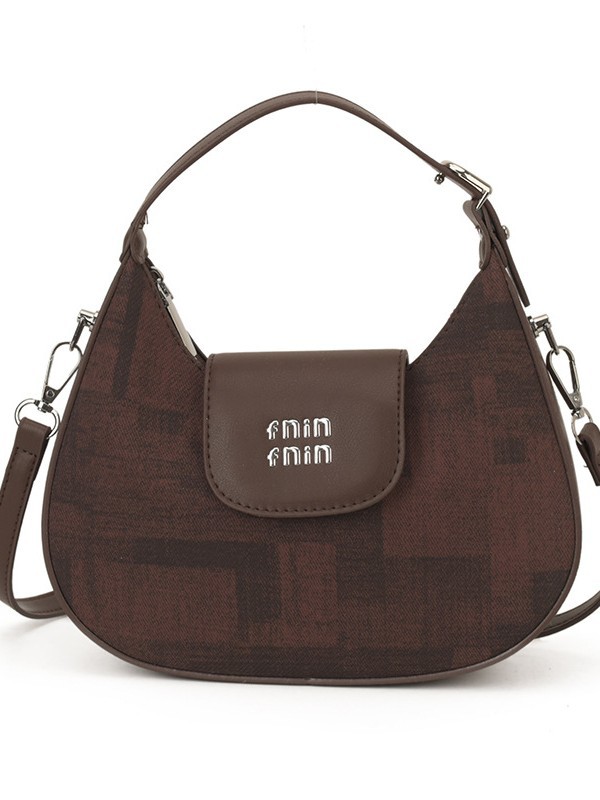 2026 nuevo nicho de diseño bolso de media luna retro bolso de moda universal bolso de mano de mujer casual bajo bolso de hombro