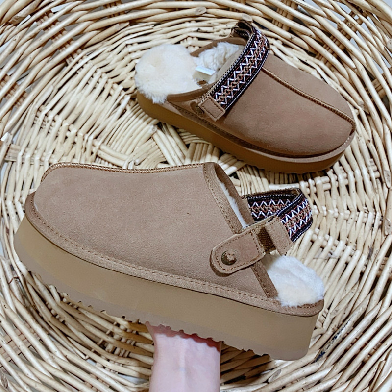 Baotou Fur Slippers for Women Winter Outer Wear 2024 New Thick-Soled Half-Cup Large Size Snow Boots Fleece-Lined Warm Cotton Slippers Baotou Fur Slippers for Women Winter Outer Wear 2024 New Thick-Soled Half-Cup Large Size Snow Boots Fleece-Lined Warm Cotton Slippers