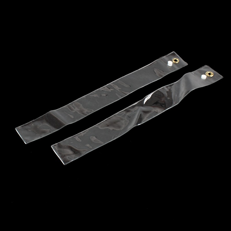 Supply long strip bags bag transparent plastic bag round holes Press the buckle bag wholesale plastic packaging bag high -frequency thermal pressure