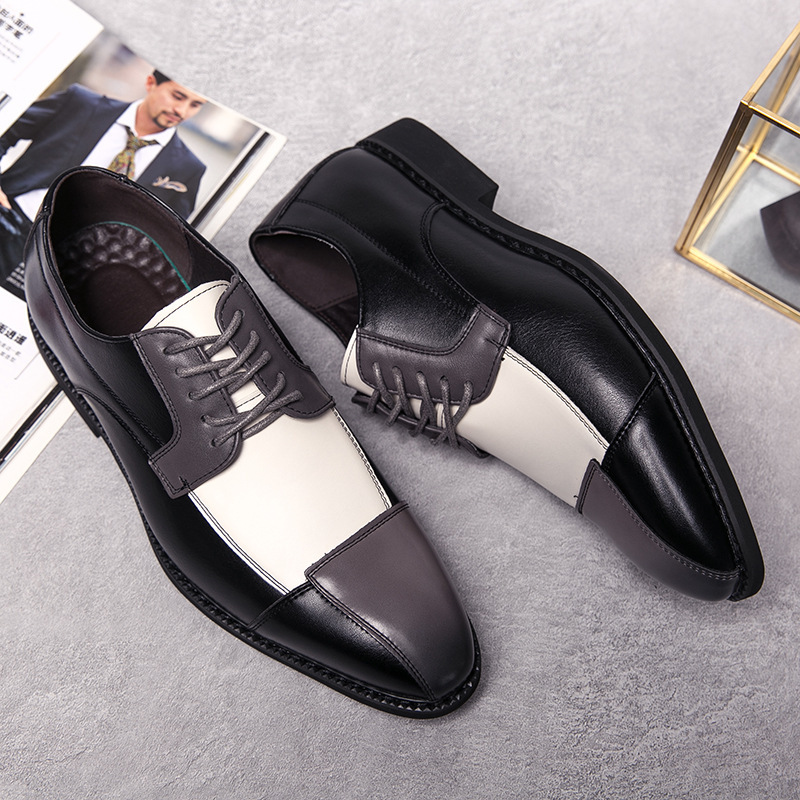 Nuevo otoño transfronterizo de hombres zapatos de moda de hombre zapatos de cuero de negocios de comercio exterior 48 zapatos de boda