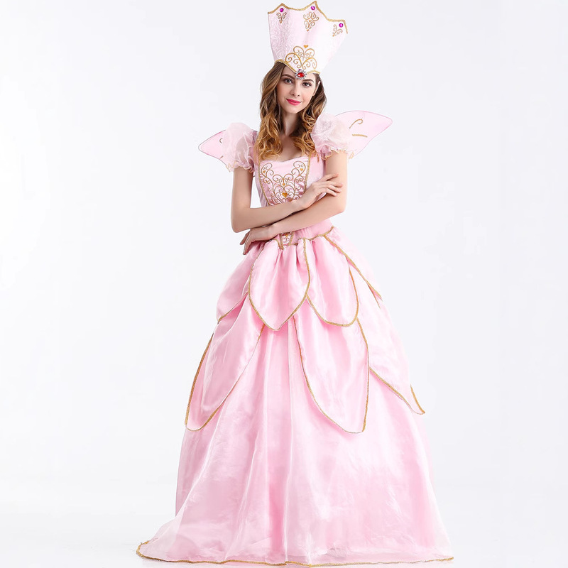 Cinderella princess dress adult dress wedding dress ruffled dress Snow White co masquerade costume Cinderella princess dress adult dress wedding dress ruffled dress Snow White co masquerade costume