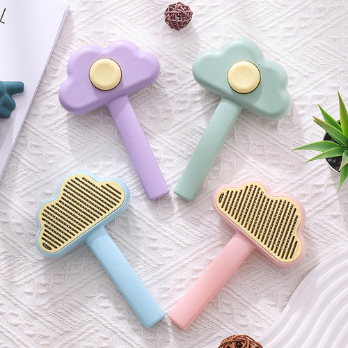 Stainless steel pet comb beauty comb teddy pet supplies needle comb cat and dog brush factory direct sale