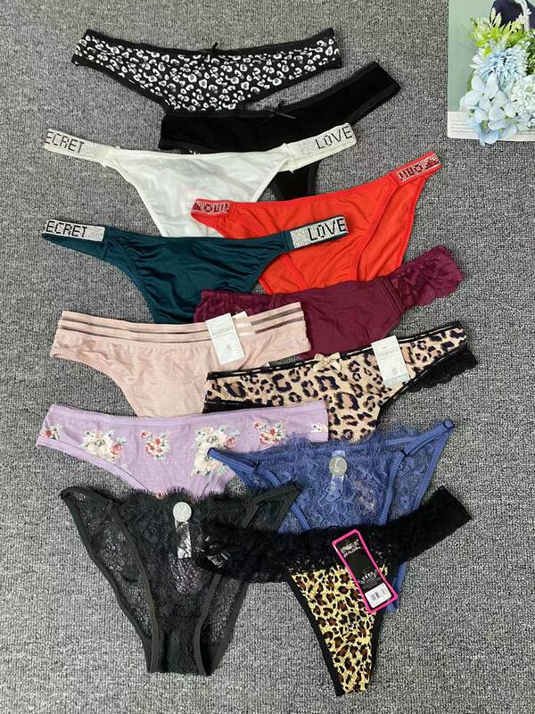 Cross-border outer single sexy thong bikini pants brand Miscellaneous underwear women's plus size mixed Women's briefs Cross-border outer single sexy thong bikini pants brand Miscellaneous underwear women's plus size mixed Women's briefs