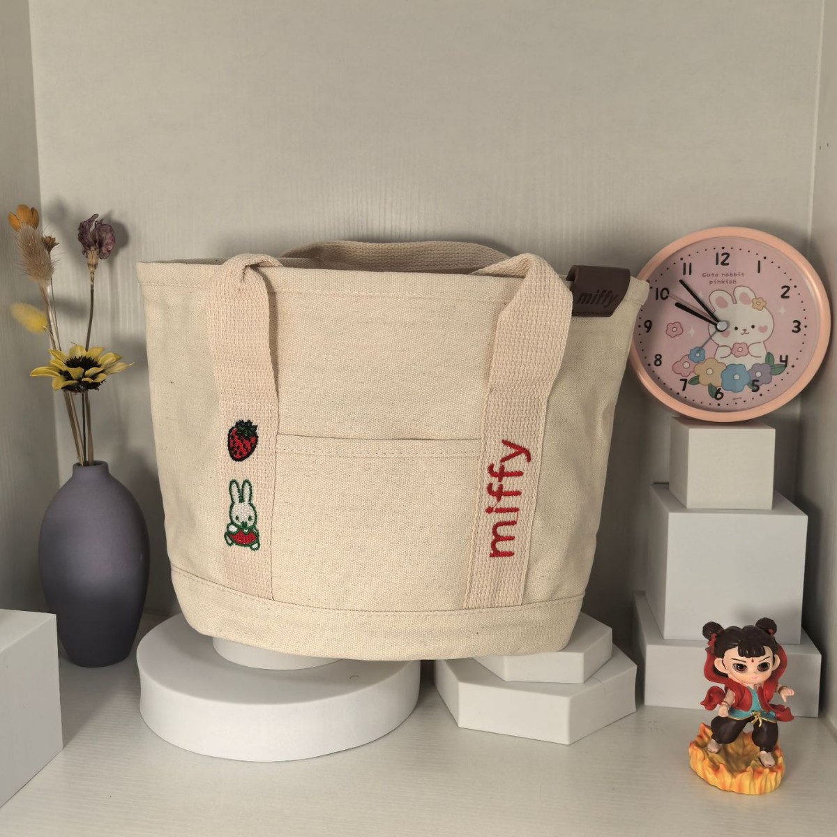 Bolso de Mano de Lona para Mamá de Lona para Uso Diario