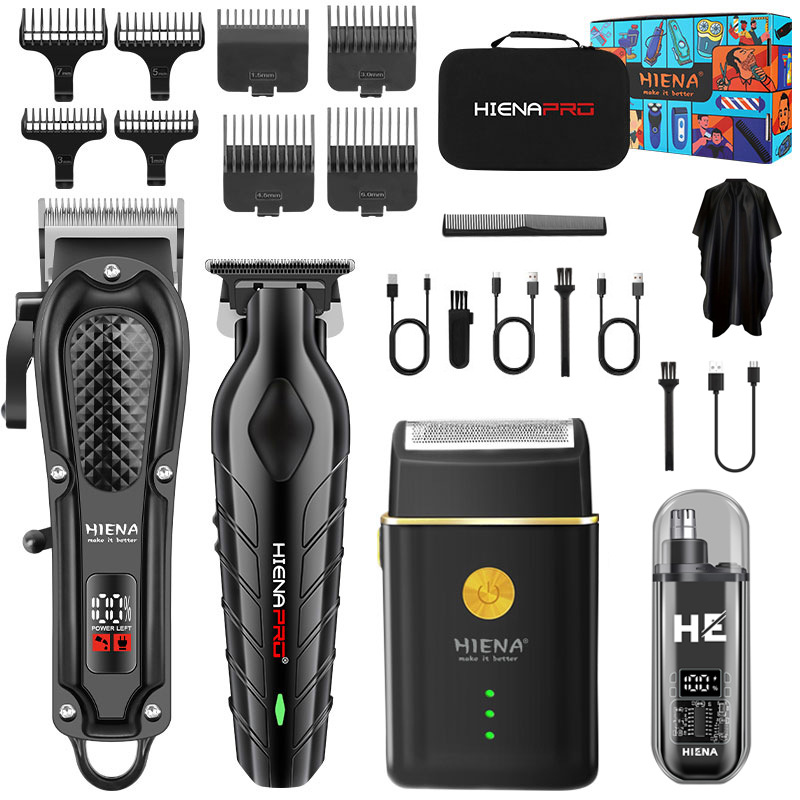 Corte de pelo universal transfronterizo HIENA afeitar eléctrico cabeza de aceite de tallado empujador eléctrico corte de pelo empujador especial para salón de pelo digital