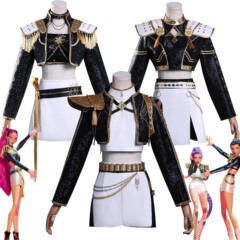 爆款韩流K-pop猎魔女团魔女米拉佐依鲁米同款动漫角色COS黑色套装