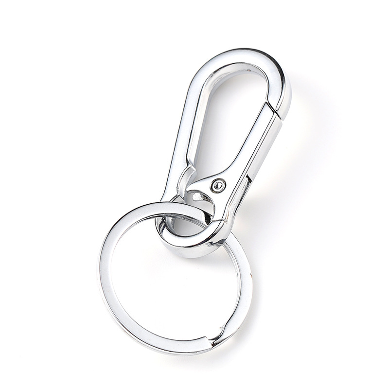 Golden climbing keychain for keys