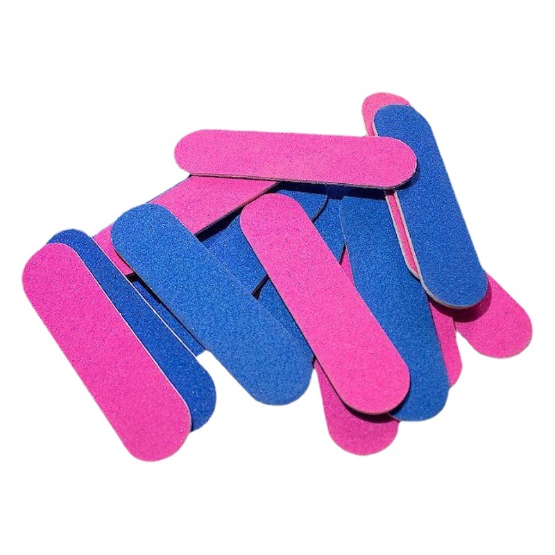 Disposable nail tools double-sided color Mini 5cm nail polishing file manufacturers spot supply
